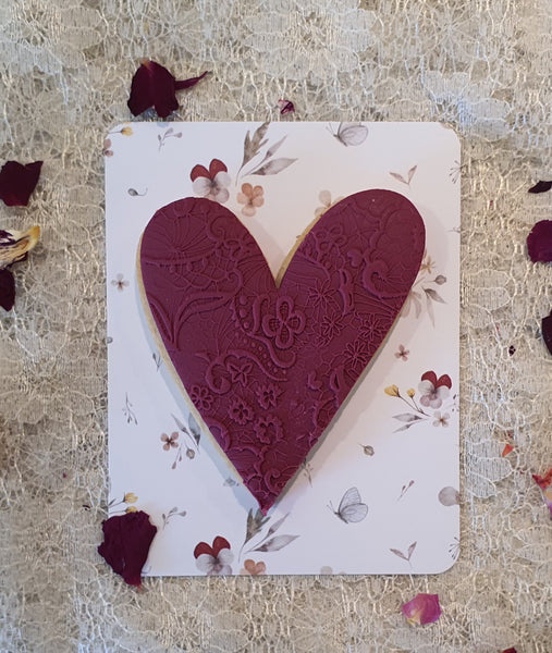 Mother's Day Lace Heart Cookie
